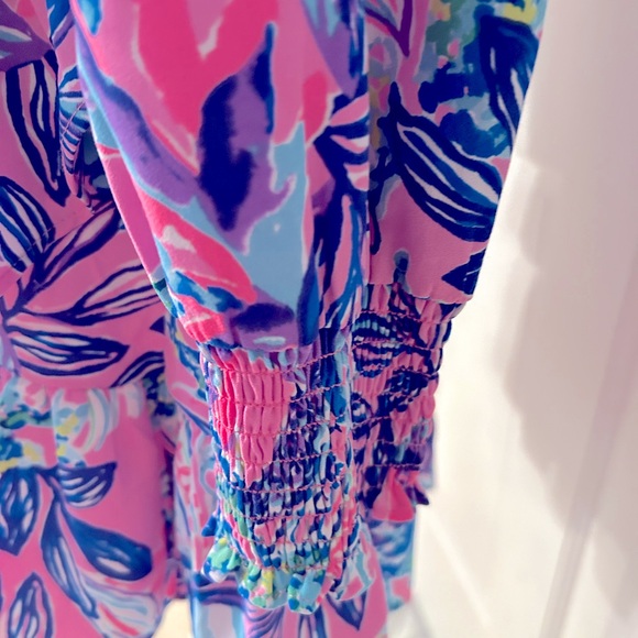 Fits like a size 2! Lilly Pulitzer Cristiana Dress Lily Rose Just Lil Jelly, 0 - Picture 6 of 7